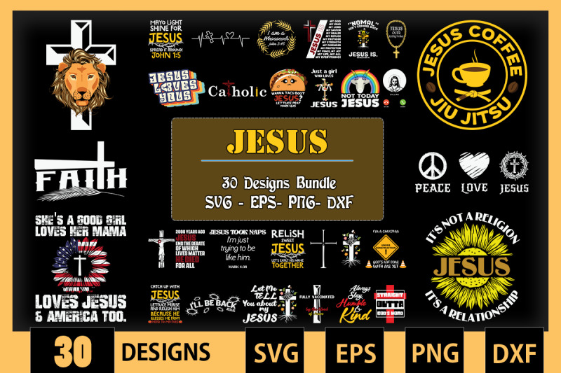 jesus-bundle-svg-30-designs