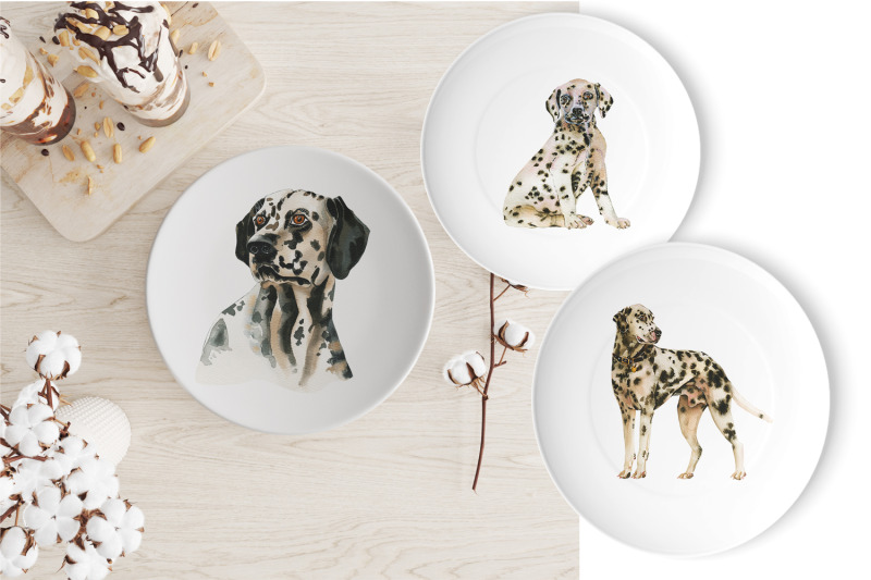 watercolor-dog-sublimation-basset-hound-dalmatian