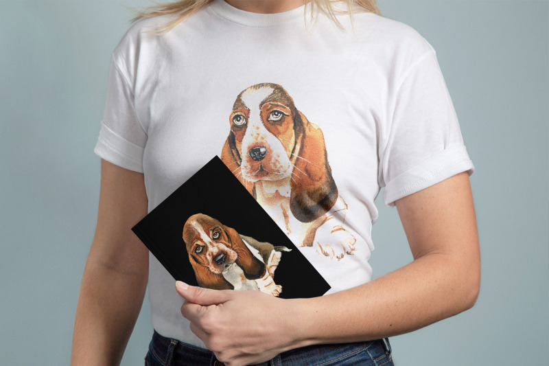 watercolor-dog-sublimation-basset-hound-dalmatian