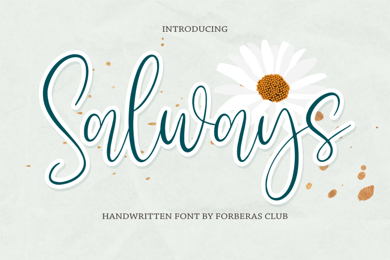 salways-handwritten-font
