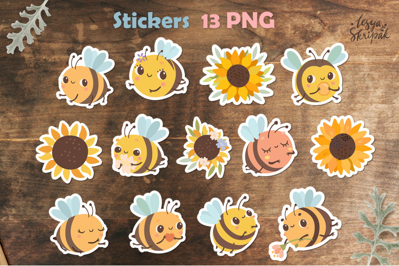 bee-stickers-bees-and-sunflowers-printable-stickers