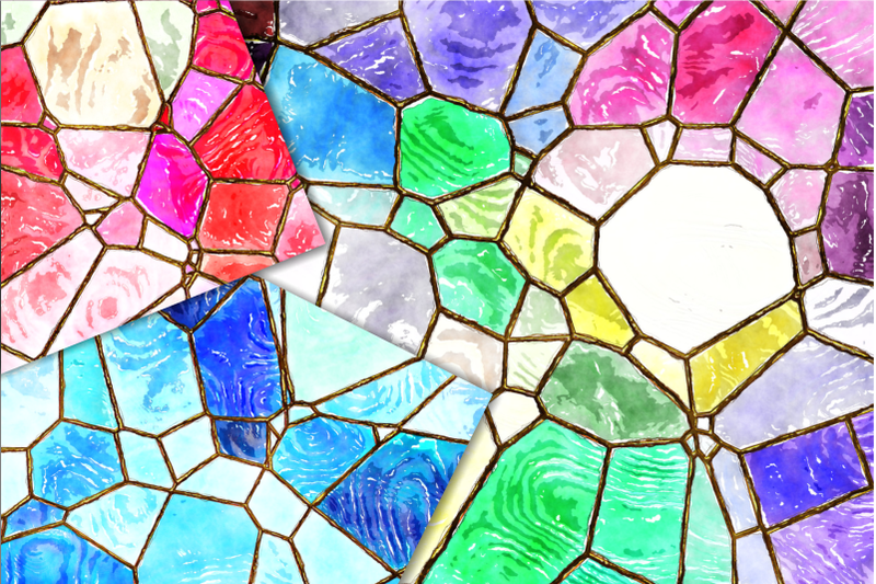 stained-glass-seamless-watercolor-papers