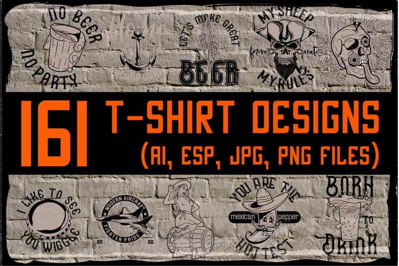 161-t-shirt-designs-bundle