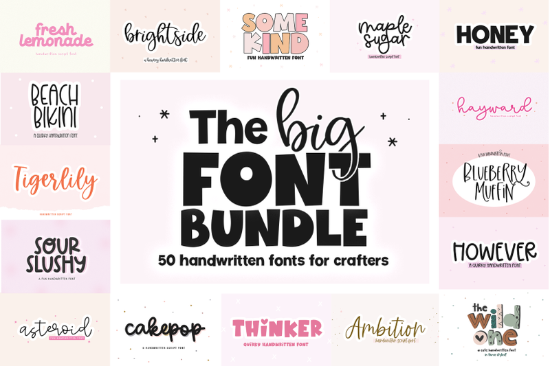 big-handwritten-font-bundle-50-fonts-for-crafters