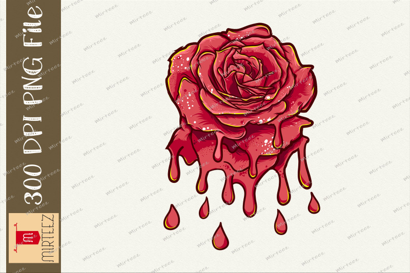 melting-rose-graphic-sublimation