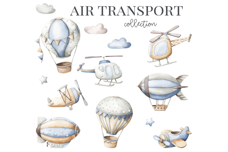 air-transport-watercolor-set