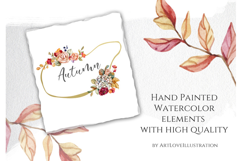 abstract-fall-floral-frame