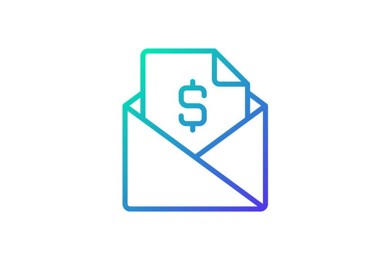 mailing-gradient-linear-vector-icon