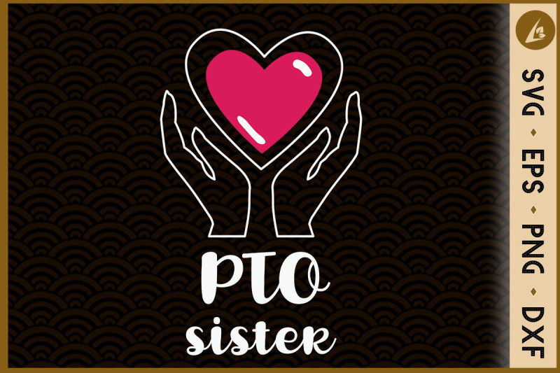 pto-sister-heart-symbol-design