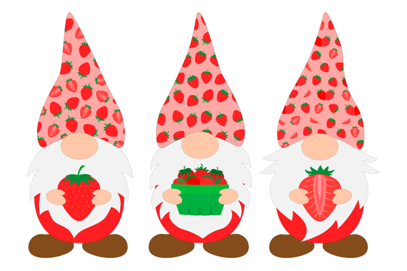 strawberry-bundle-gnomes-strawberry-svg-gnomes-sublimation