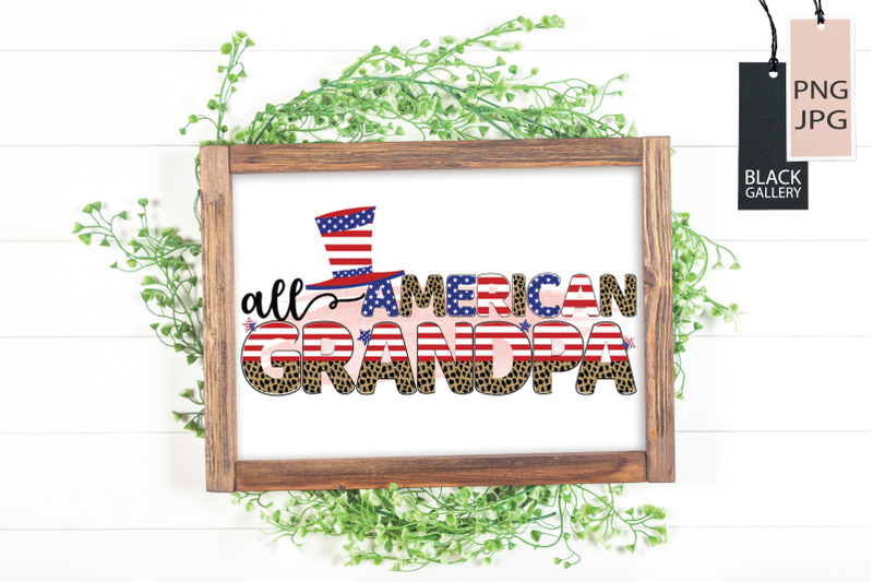 all-american-grandpa-sublimation