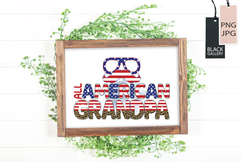 all-american-grandpa-sublimation