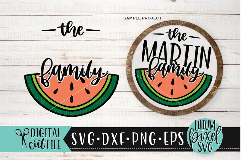 the-family-watermelon-half-round-frame-summer-svg