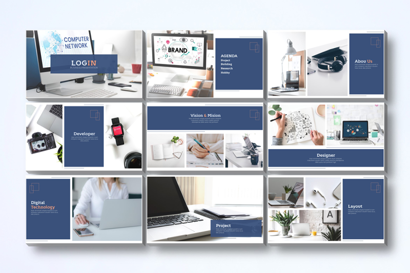 login-powerpoint-template