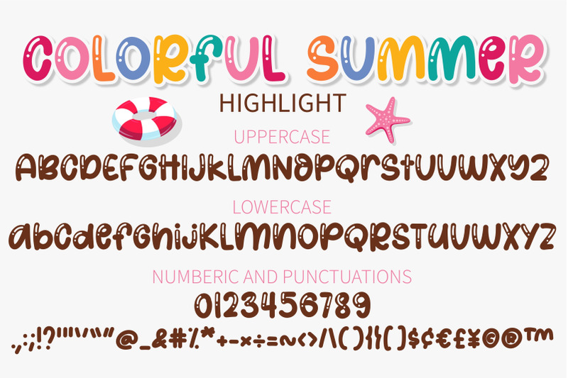colorful-summer-bold-sans-family-font