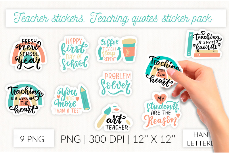 teacher-stickers-teacher-quotes-sticker-pack