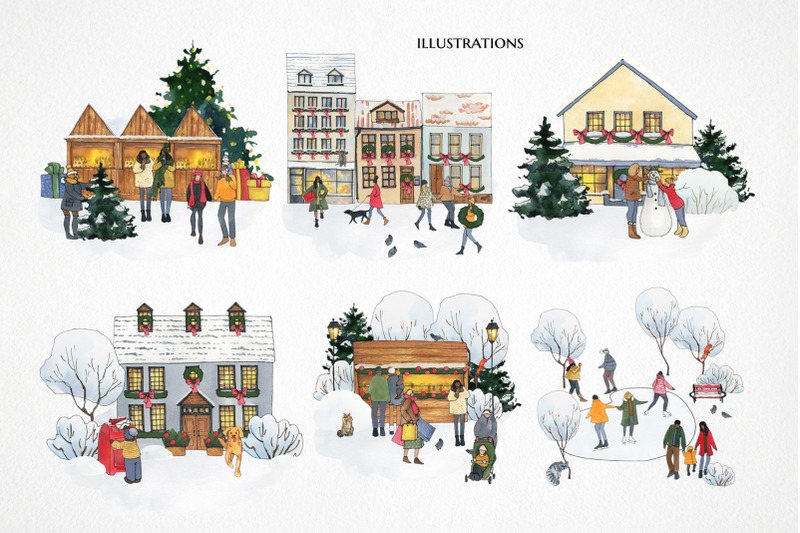 christmas-house-clipart-watercolor-winter-city-scene-creator