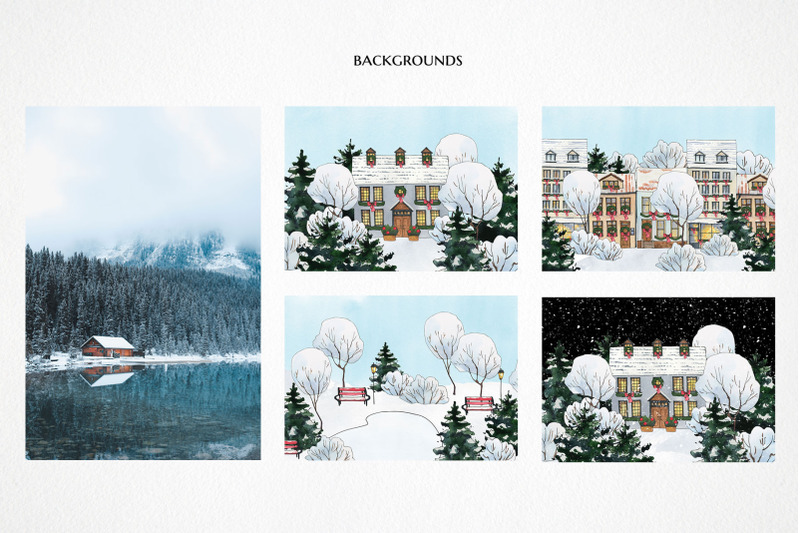 christmas-house-clipart-watercolor-winter-city-scene-creator