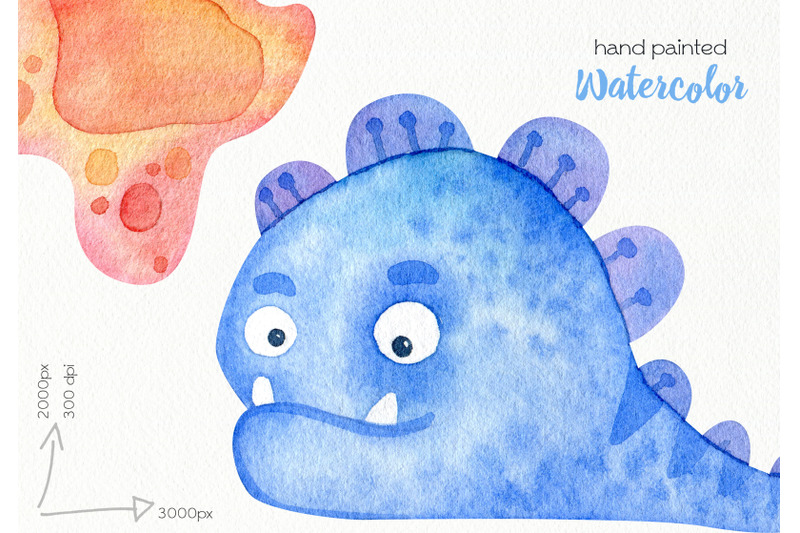 watercolor-monsters-clipart-png-files