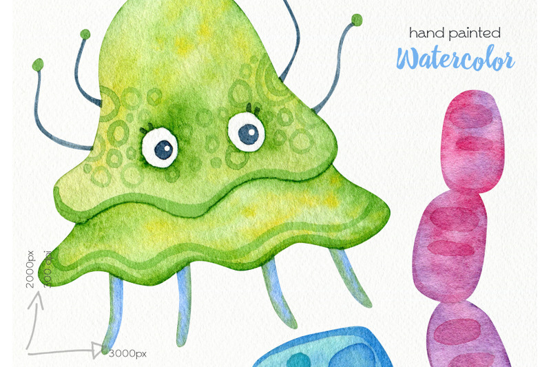 watercolor-monsters-clipart-png-files