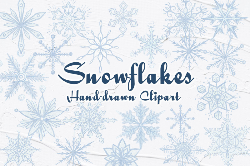 snowflakes-watercolor-clipart