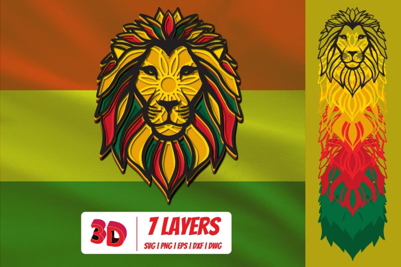 3d-juneteenth-lion-svg