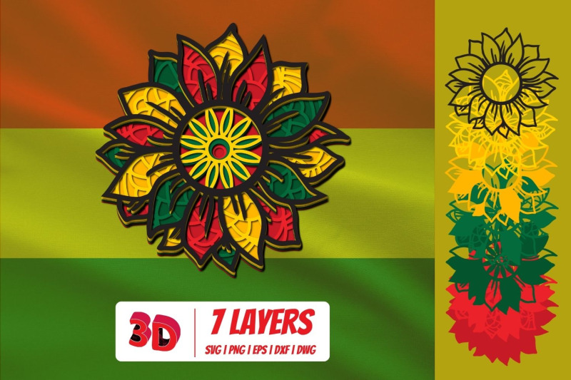 3d-juneteenth-flower-svg