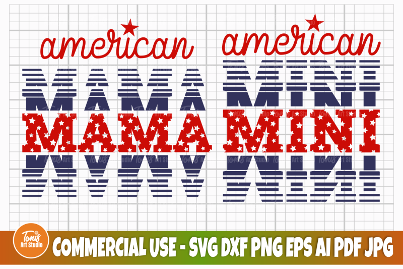 american-mama-and-mini-svg-4th-of-july-svg-fourth-of-july-svg-patri