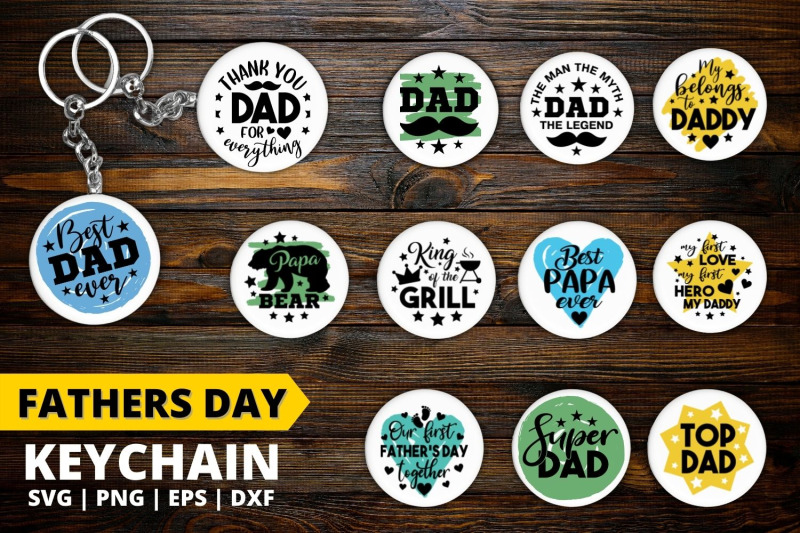 fathers-day-keychain-svg-bundle