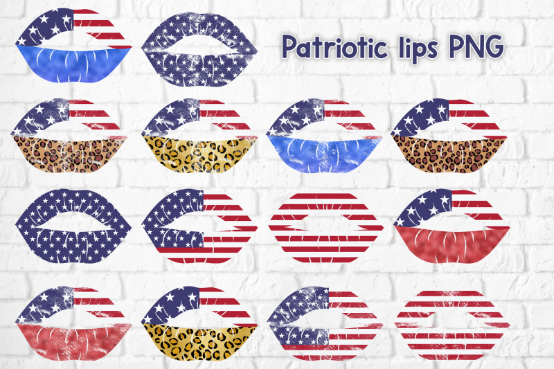 patriotic-lips-png-bundle-patriotic-sublimation