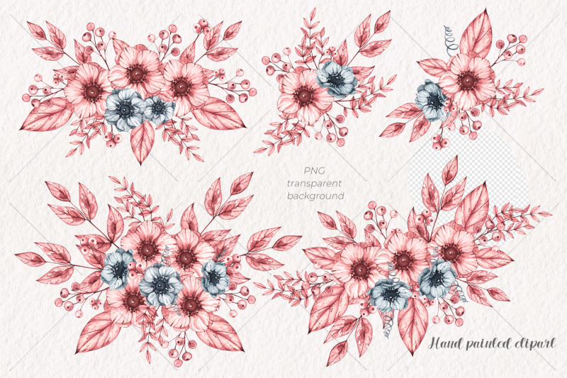 floral-bouquets-watercolor-clipart-png