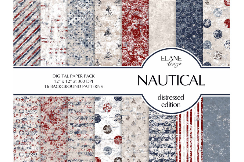 nautical-digital-paper-pack-distressed-edition