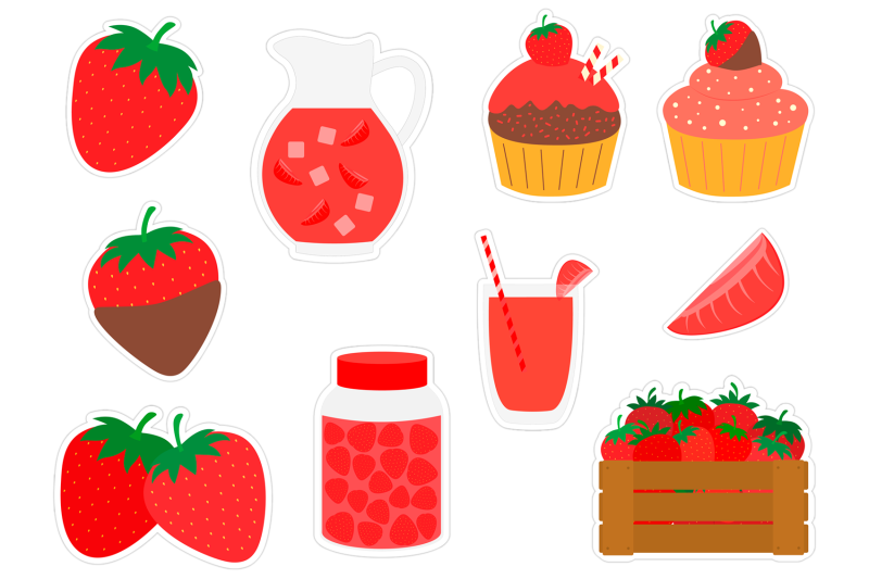 strawberry-stickers-png-strawberry-stickers-printable