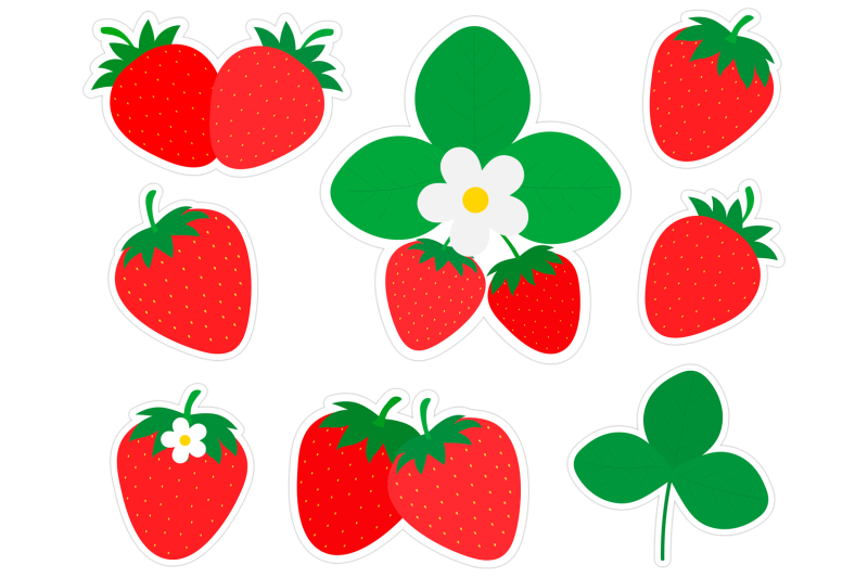 strawberry-stickers-png-strawberry-stickers-printable