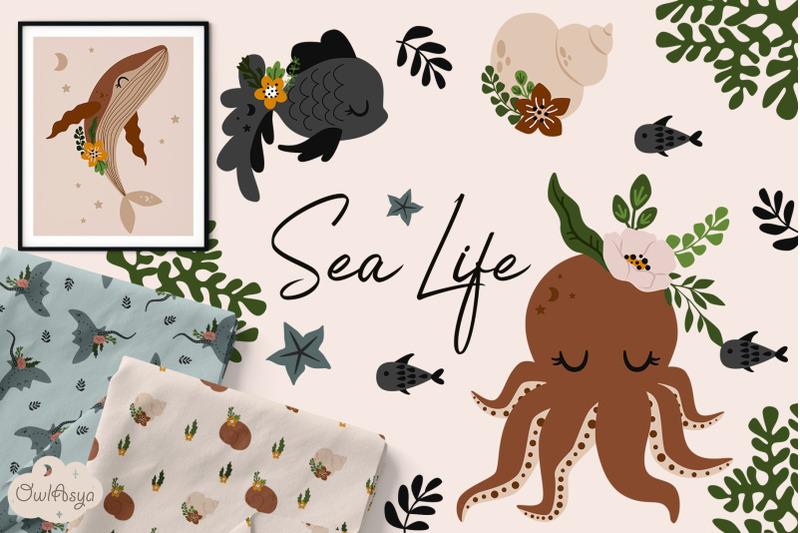 sea-life-with-floral-animals