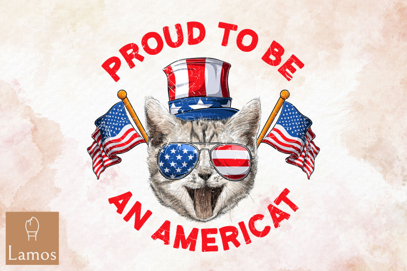 4th-of-july-cat-pround-to-be-americat