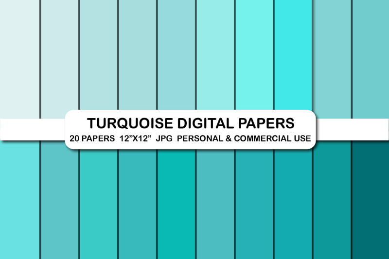 turquoise-digital-papers-background-aqua-turquoise-pattern