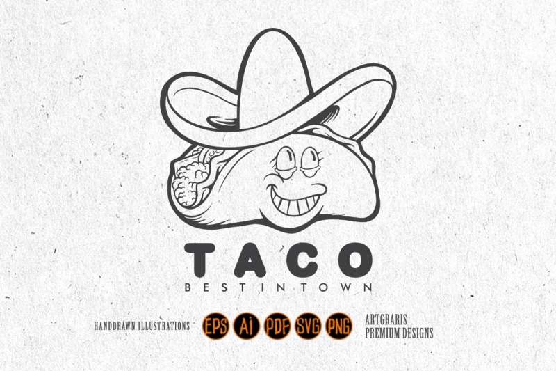 cute-delicious-tacos-hat-restaurant-silhouette-svg