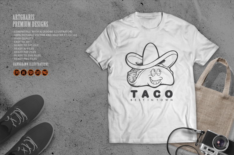 cute-delicious-tacos-hat-restaurant-silhouette-svg