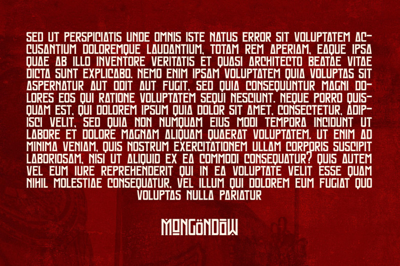 mongondow-typeface