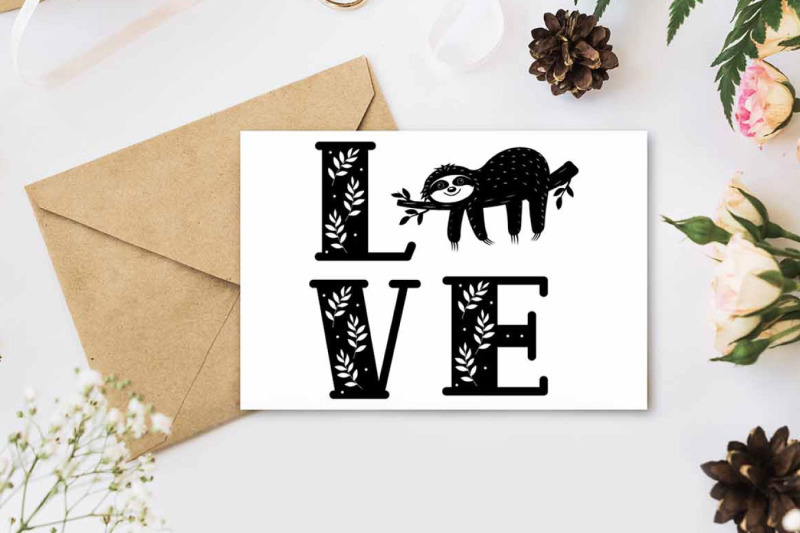 cute-sloth-in-the-word-love-svg-print-pattern-with-ornament