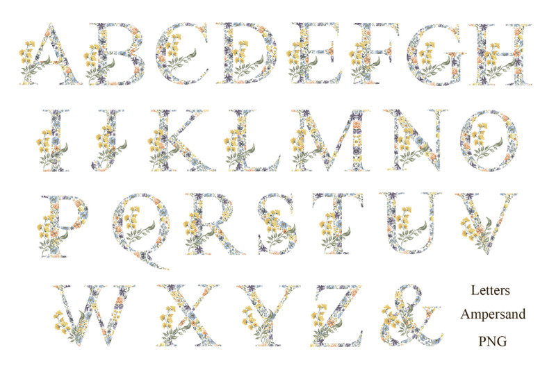 watercolor-floral-letters-and-numbers-alphabet-clipart-set