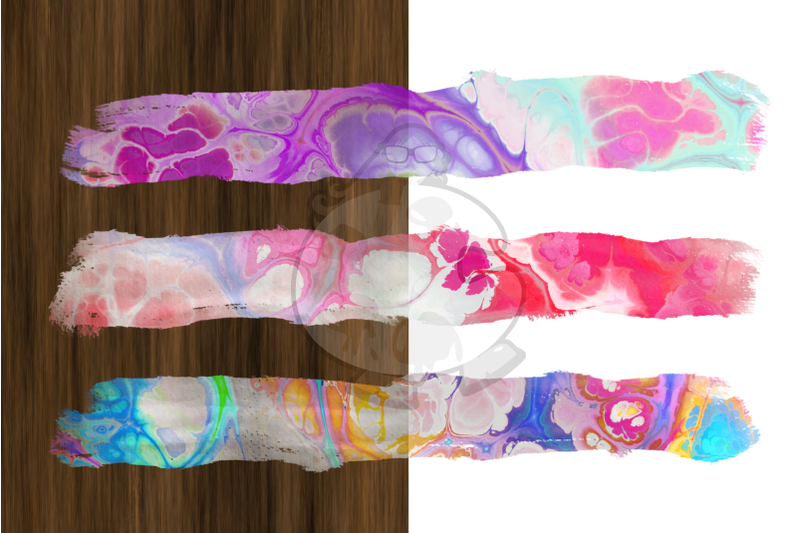 funky-marble-watercolor-brush-strokes-transparent-png-files
