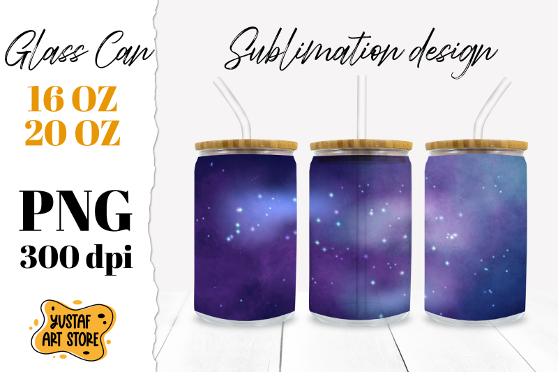 galaxy-libbey-glass-can-sublimation-design-png