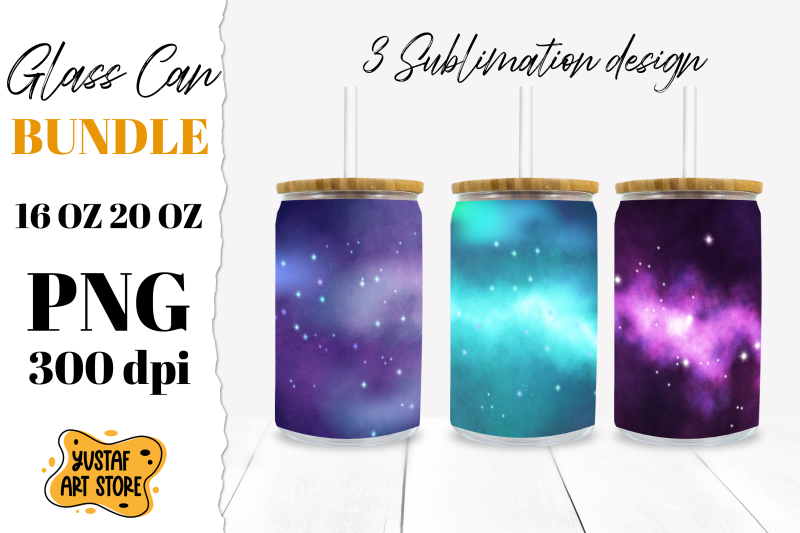 galaxy-libbey-glass-can-sublimation-design-png