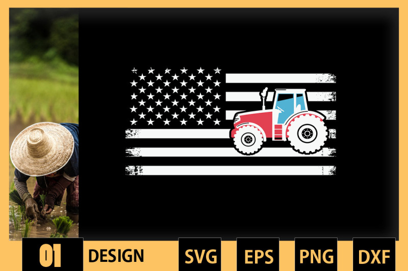 farm-tractors-usa-flag-patriotic-farming