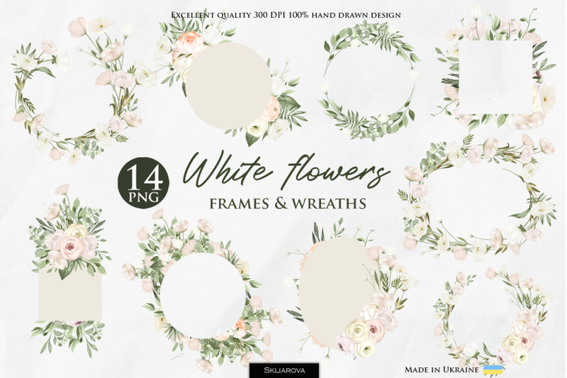 white-flowers-frames-and-wreaths