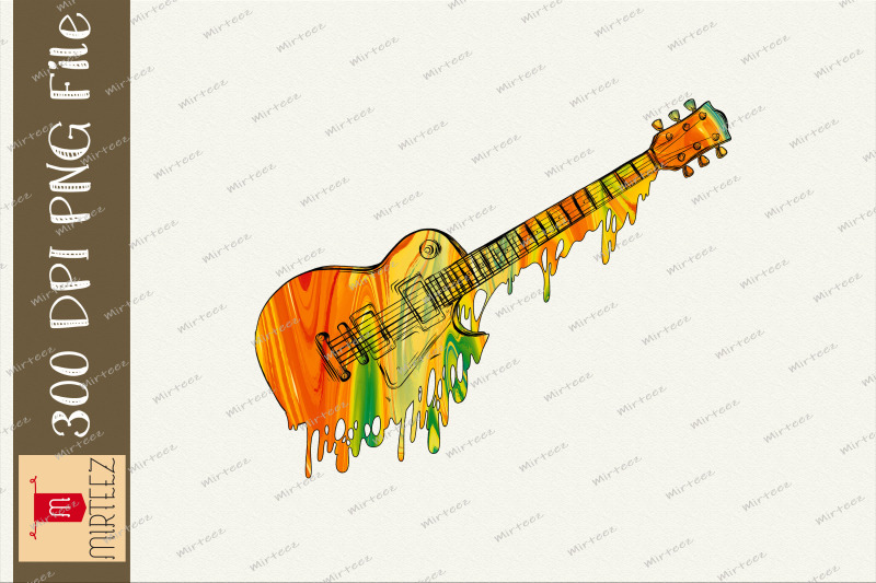 melting-guitar-graphic-sublimation