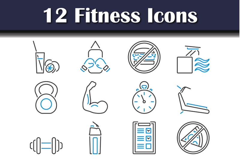 fitness-icon-set