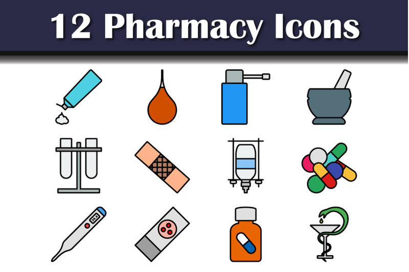 pharmacy-icon-set